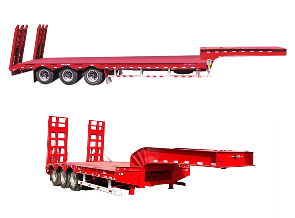 Low Bed Semi Trailer