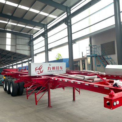 skeleton container semi trailer