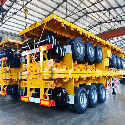 3 Axle Flatbed Semi Trailer