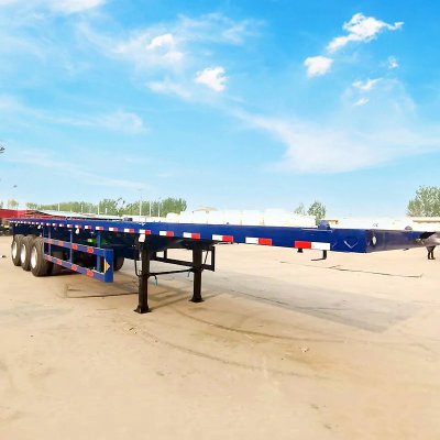 60 ton payload tri-axle flatbed trailer