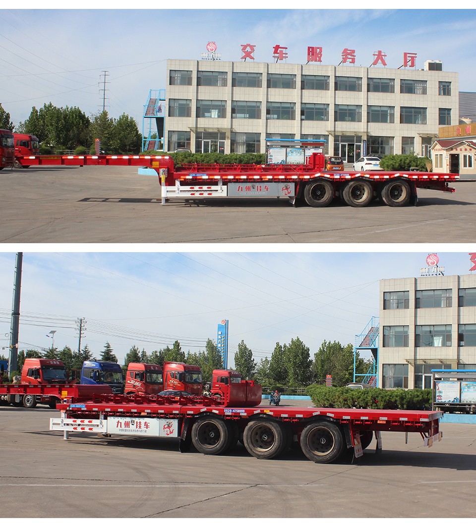 Low Bed Semi Trailer