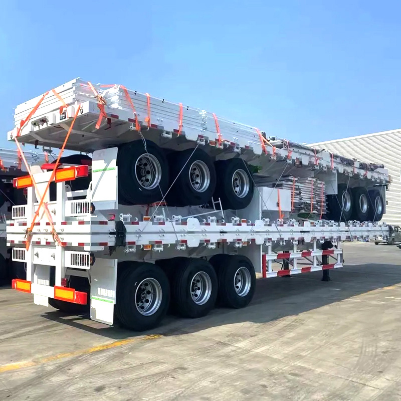 flat bed semi trailer