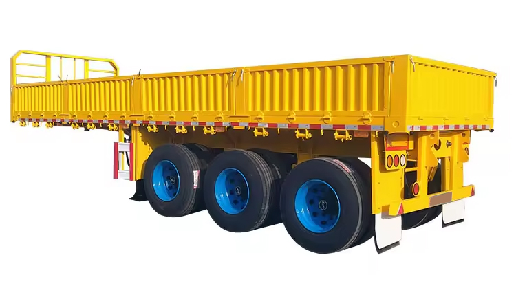 3 Axles Side Wall Semi Trailer