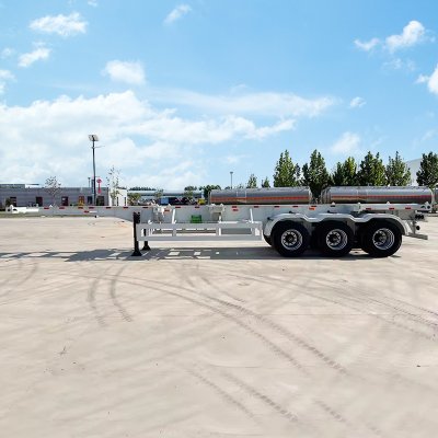 container skeletal trailer