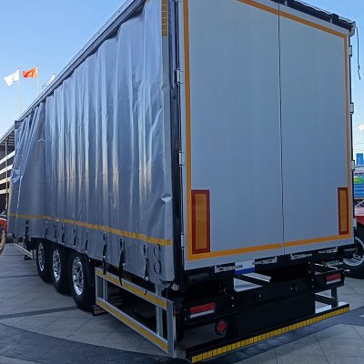 curtain trailer , 45ft curtainsider trailer for sale
