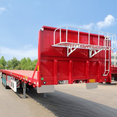 3 axle 53ft flatbed trailer