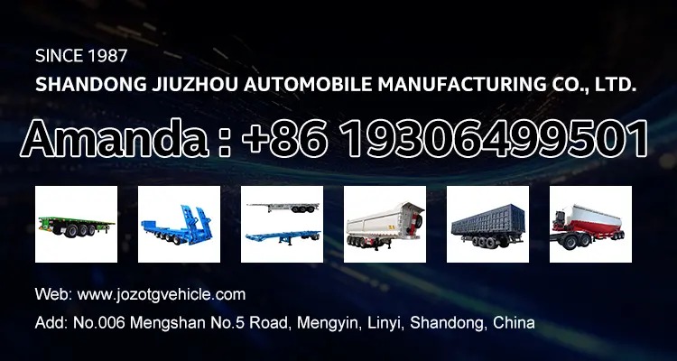 Shandong Jiuzhou Automobile Manufacturing Co., Ltd. Successfully Exports Flatbed Semi-trailers to Mauritius, Boosting Logistics Upgrade in Indian Ocean Island Nation-flatbed trailer_skeletal trailer_low bed trailer_dump trailer_cargo trailer-Shandong Jiuzhou Automobile Manufacturing Co., Ltd.