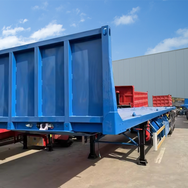 4 axle 53ft flatbed trailer
